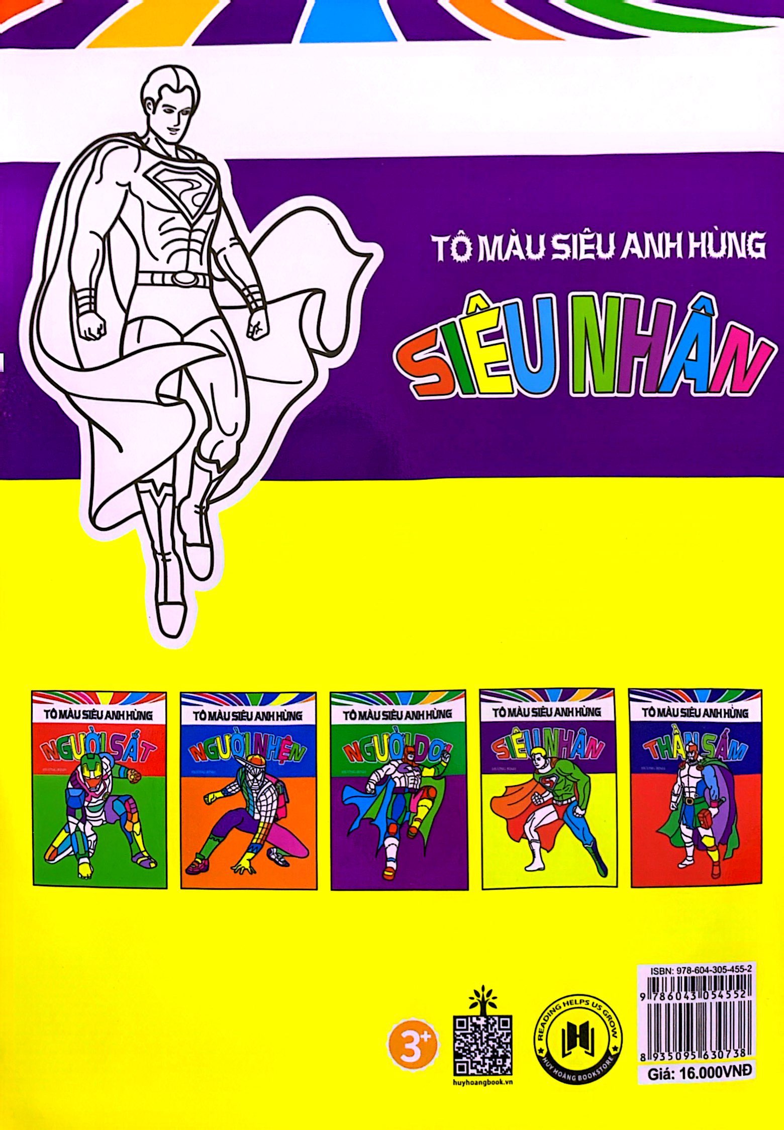 tô màu siêu anh hùng: siêu nhân