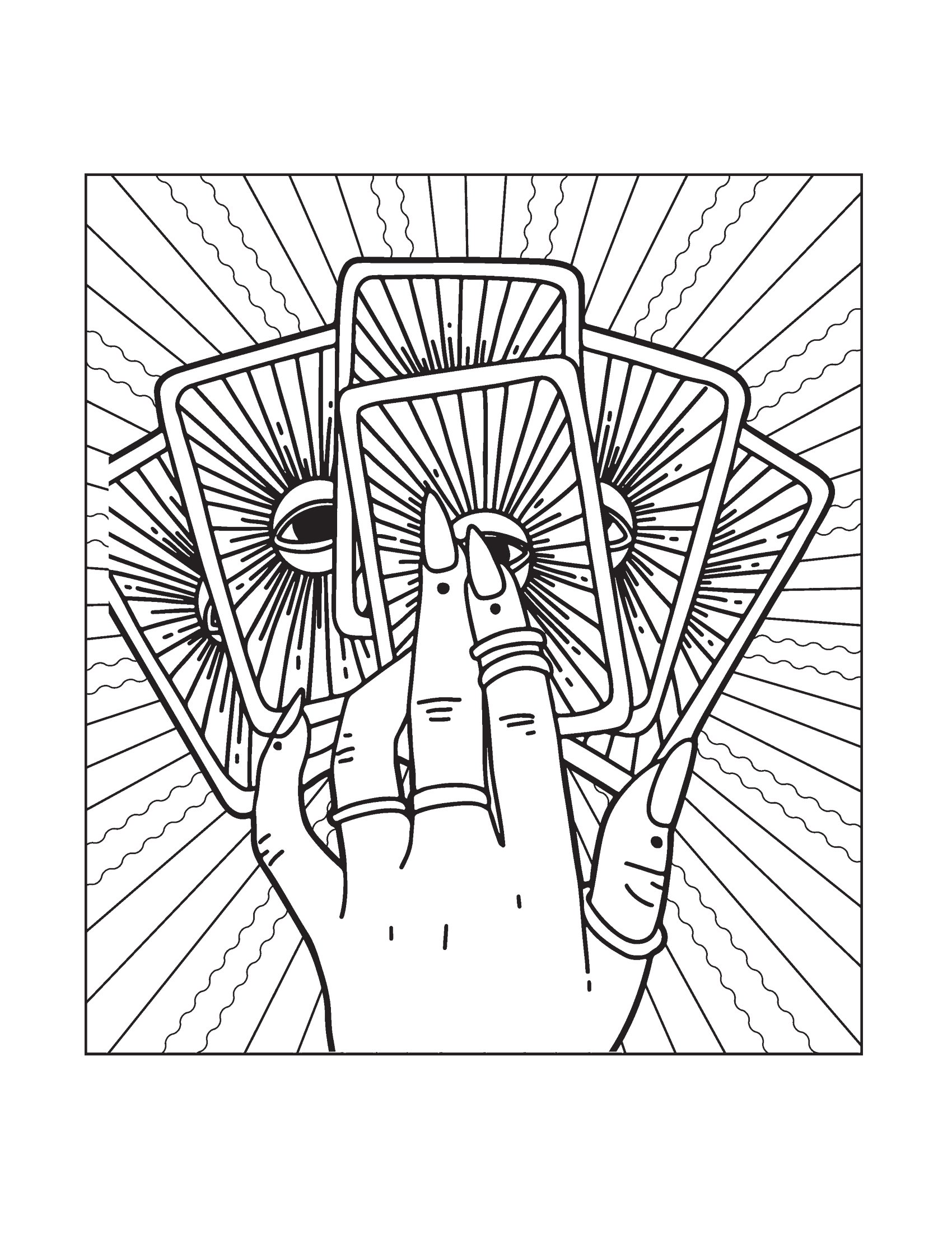 tô màu tarot - tô màu theo cách của bạn để khai mở trực giác diệu kỳ