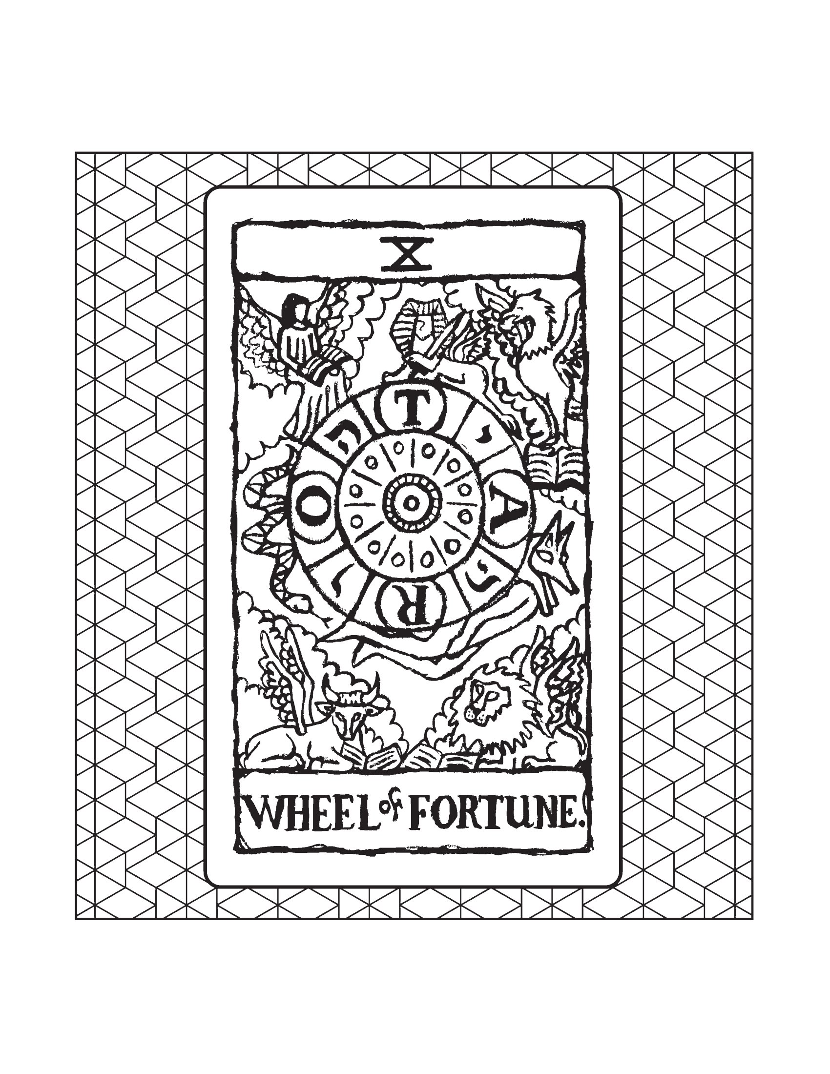 tô màu tarot - tô màu theo cách của bạn để khai mở trực giác diệu kỳ