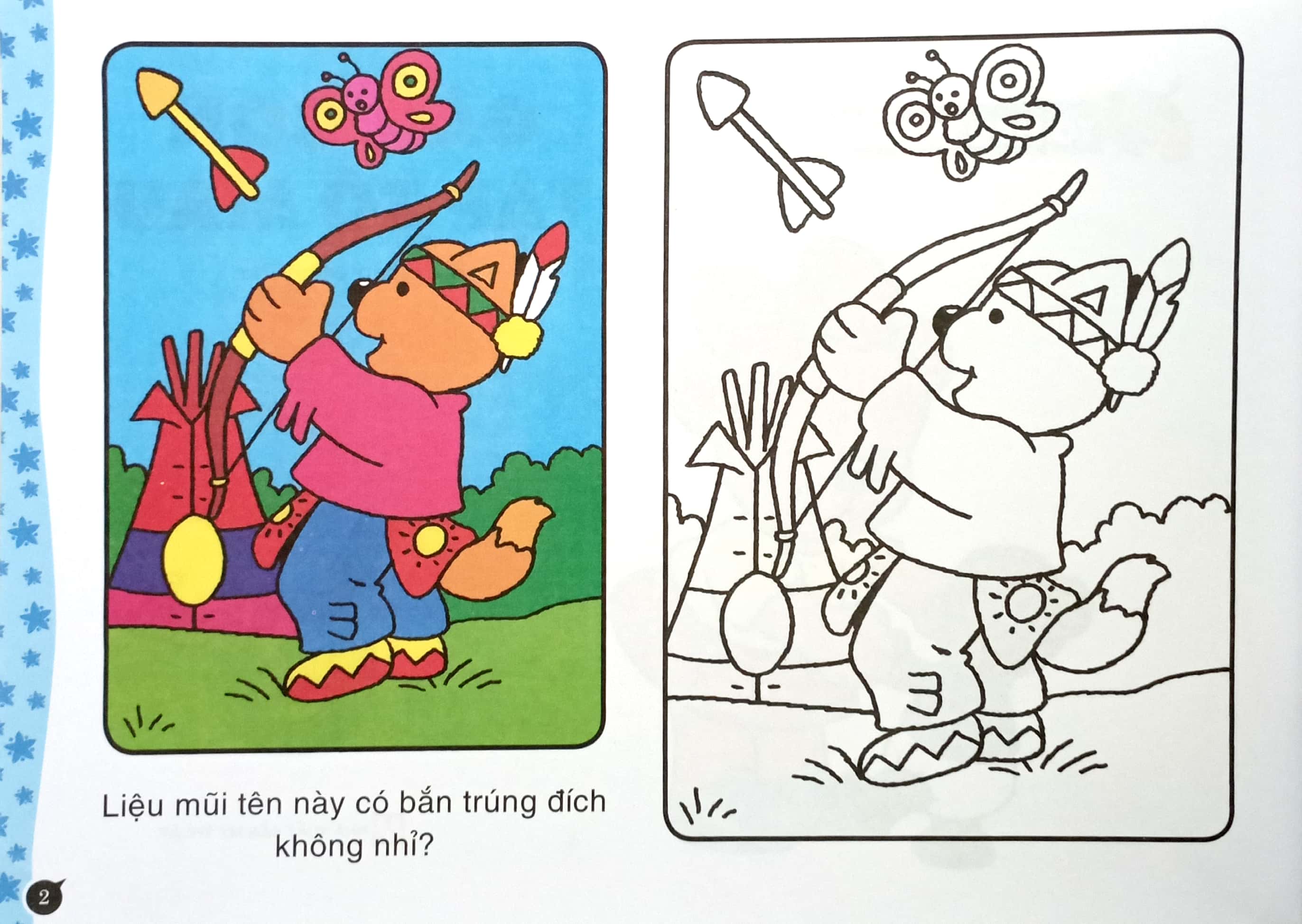 tô màu theo lứa tuổi - gấu con tập tô màu (3 tuổi)