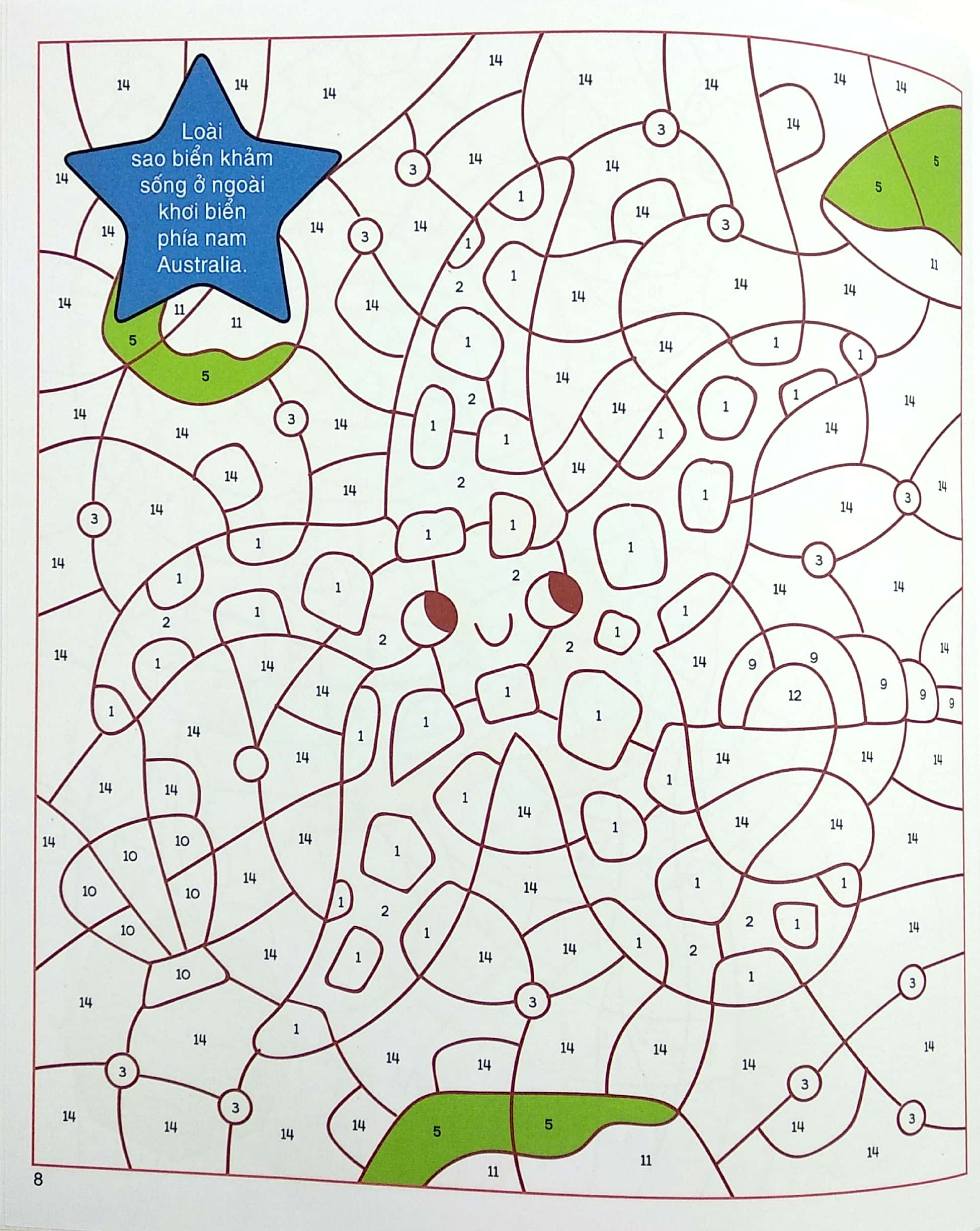 tô màu theo số - dưới đại dương - phát triển khả năng sáng tạo cho trẻ