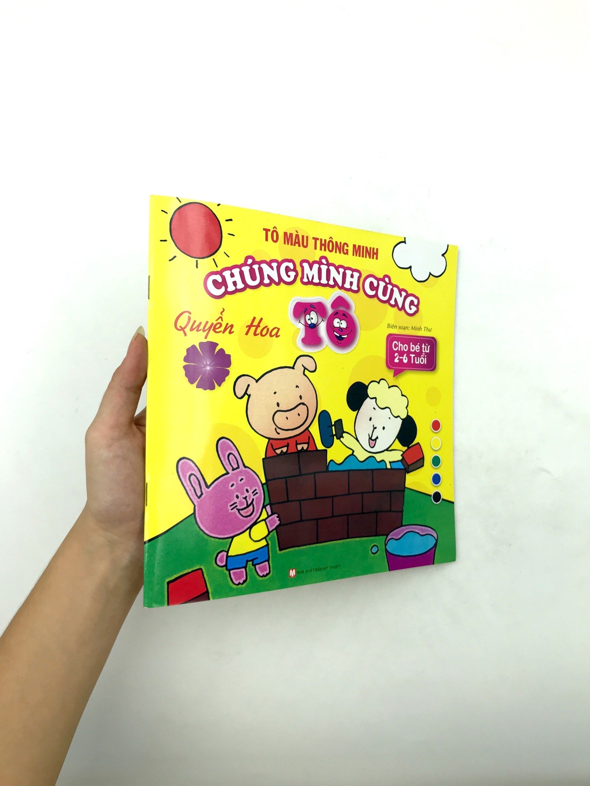 tô màu thông minh - chúng mình cùng tô - quyển hoa