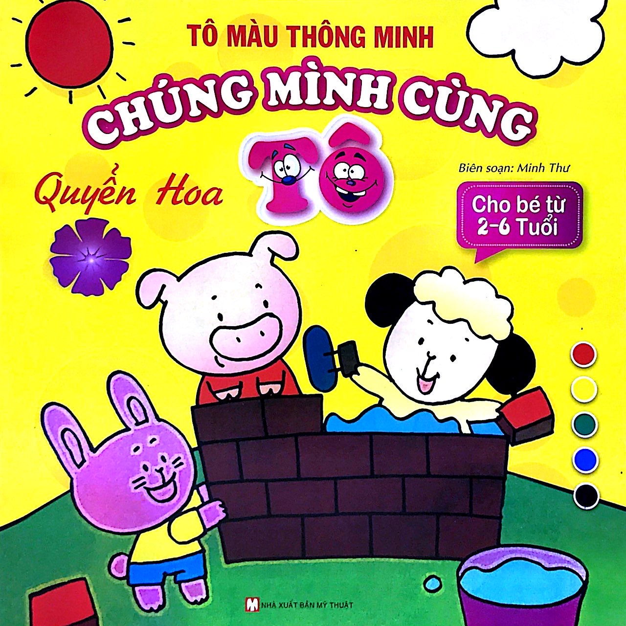 tô màu thông minh - chúng mình cùng tô - quyển hoa
