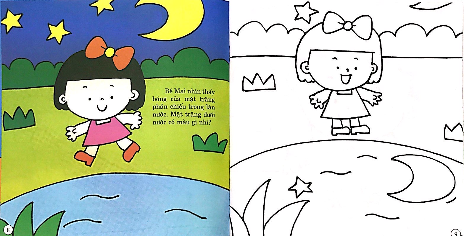 tô màu thông minh - chúng mình cùng tô - quyển hoa