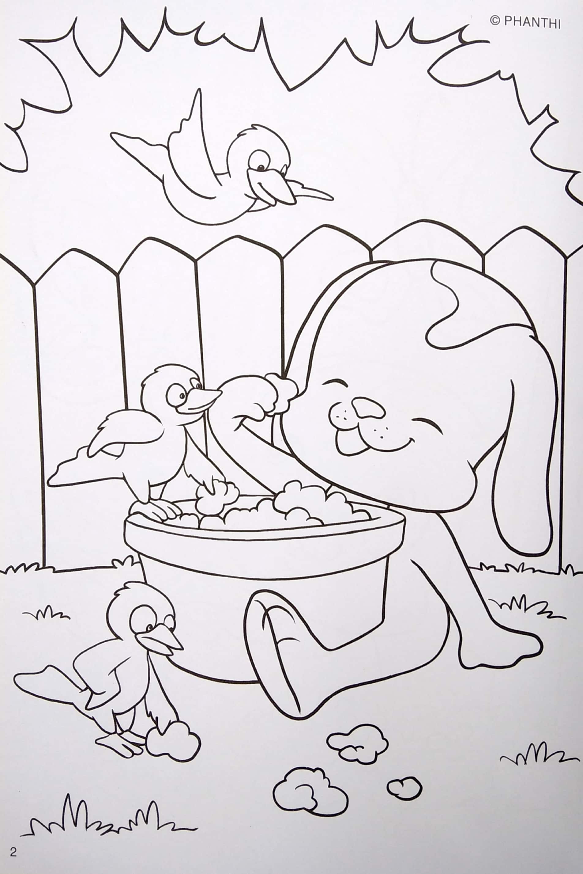 tô màu thú cưng - chó