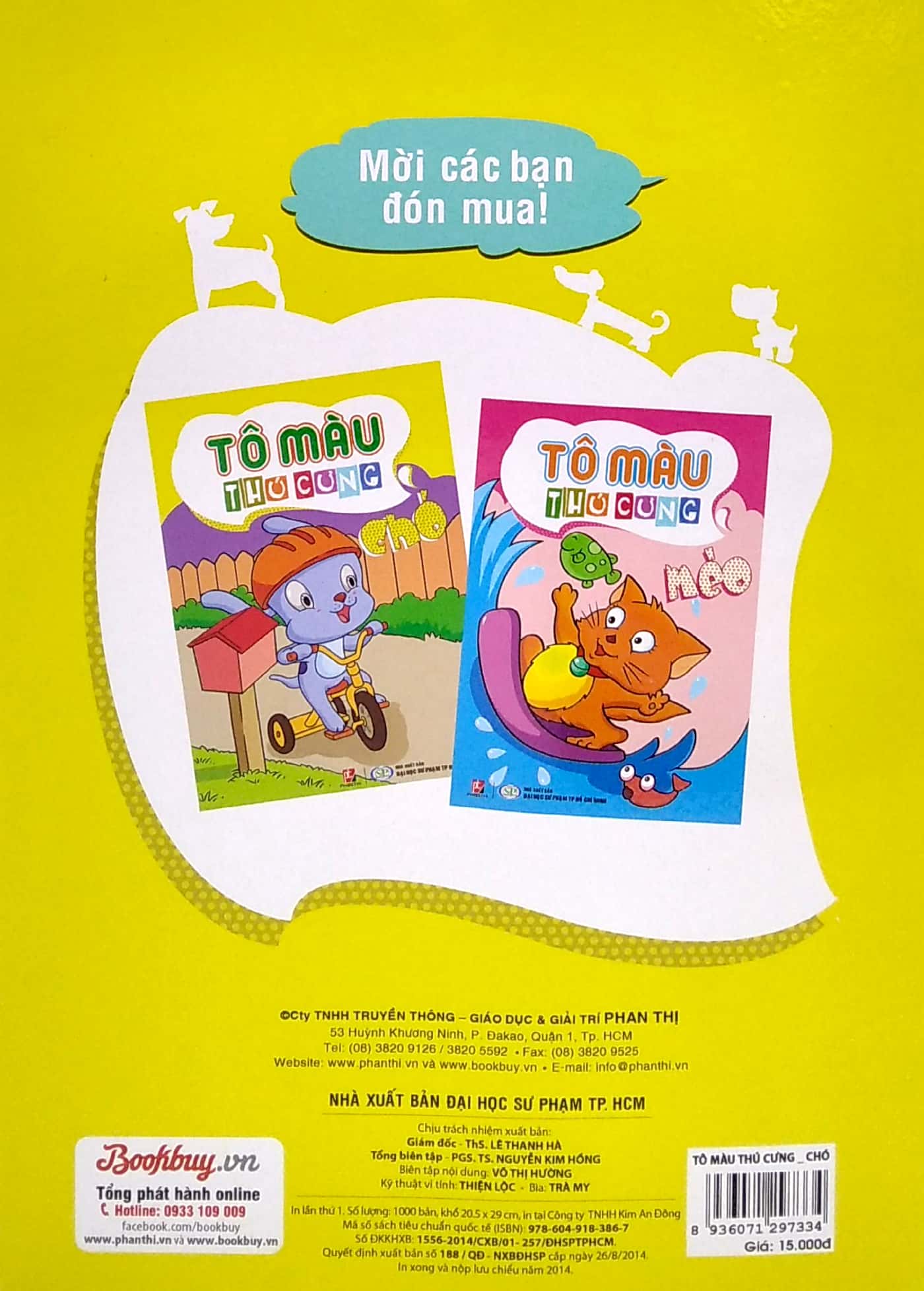 tô màu thú cưng - chó