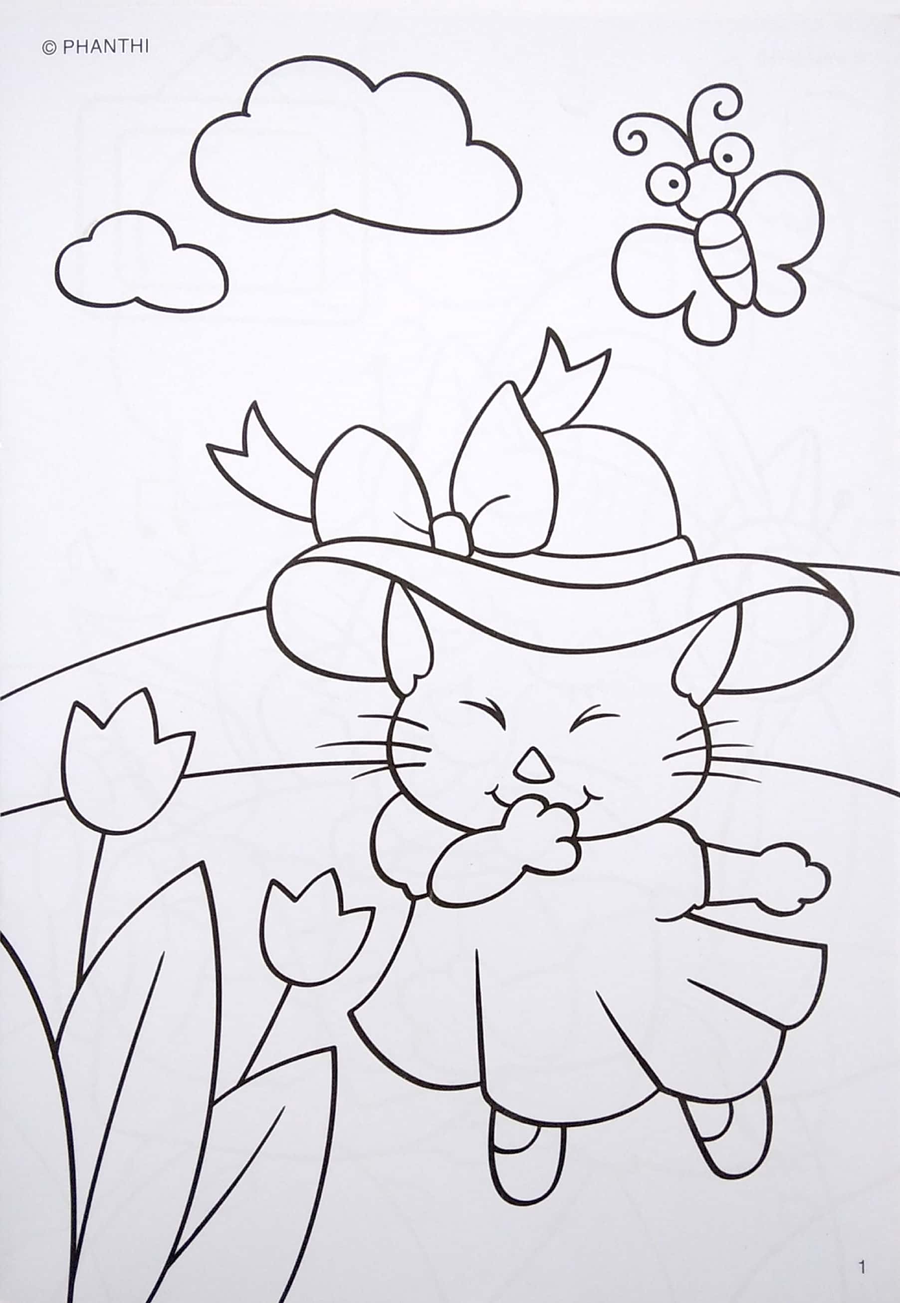 tô màu thú cưng: mèo