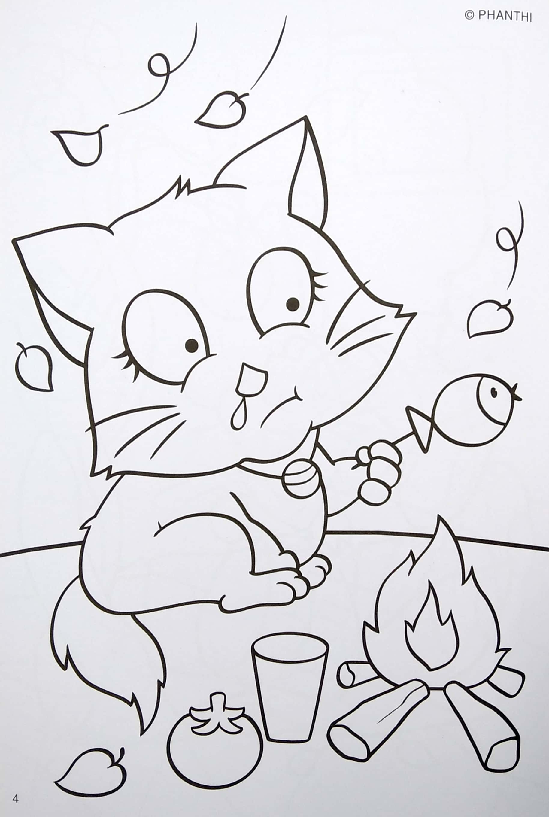 tô màu thú cưng: mèo