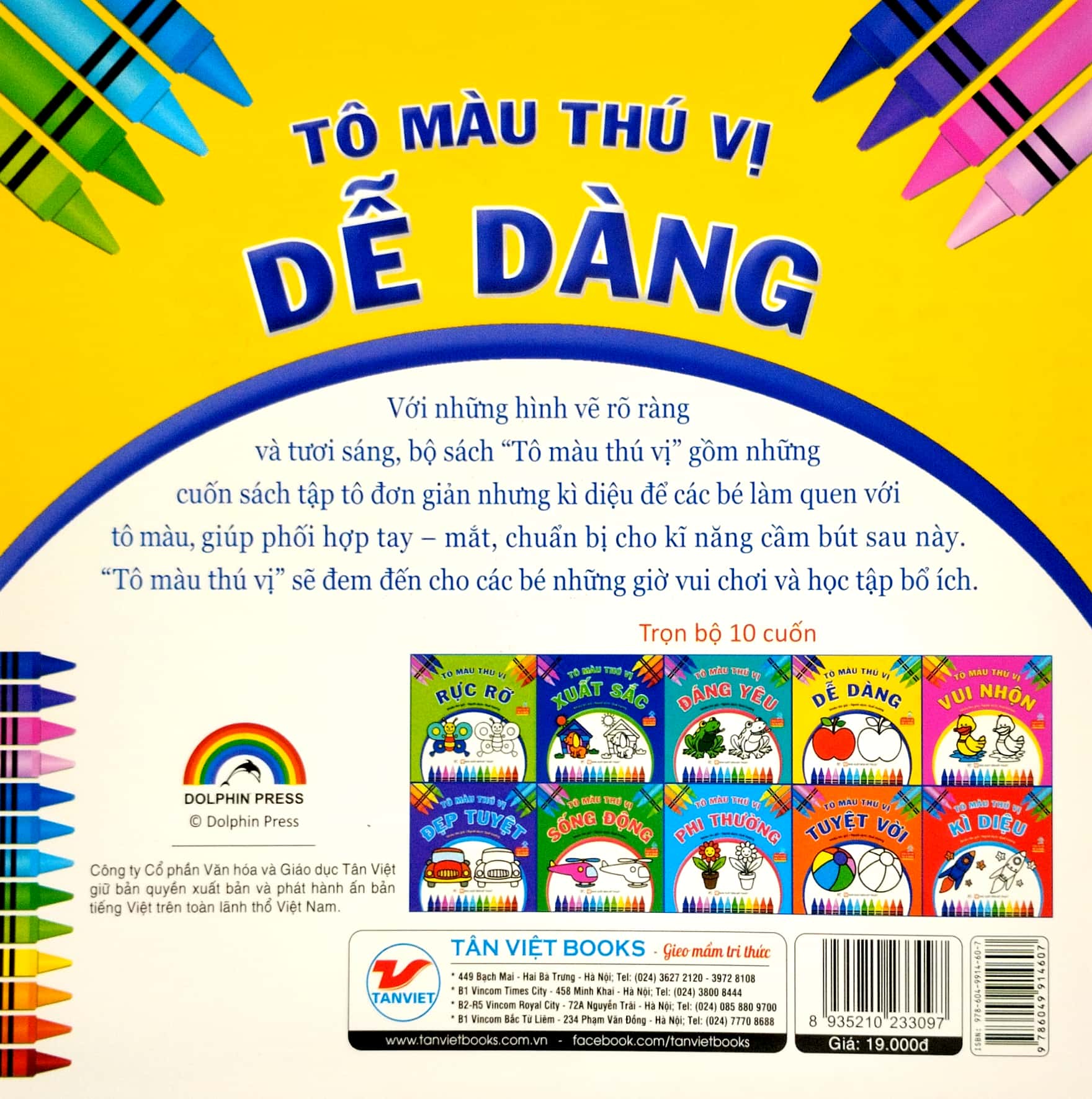 tô màu thú vị - dễ dàng (dành cho trẻ từ 3 tuổi)