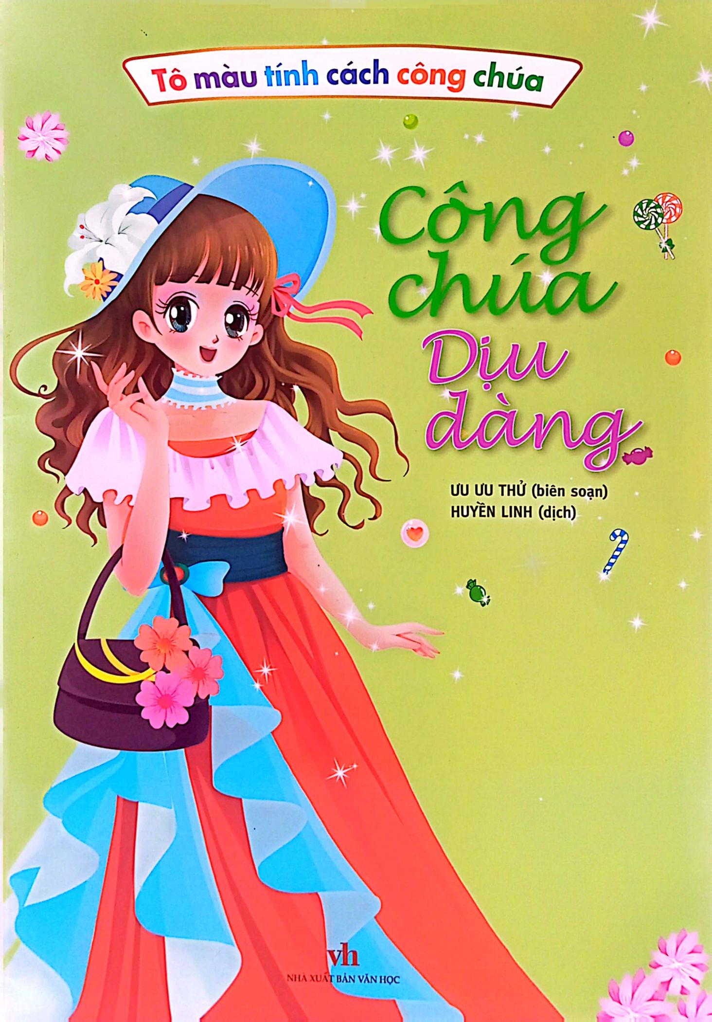 tô màu tính cách công chúa - công chúa dịu dàng