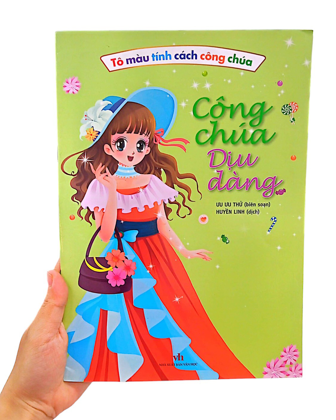 tô màu tính cách công chúa - công chúa dịu dàng