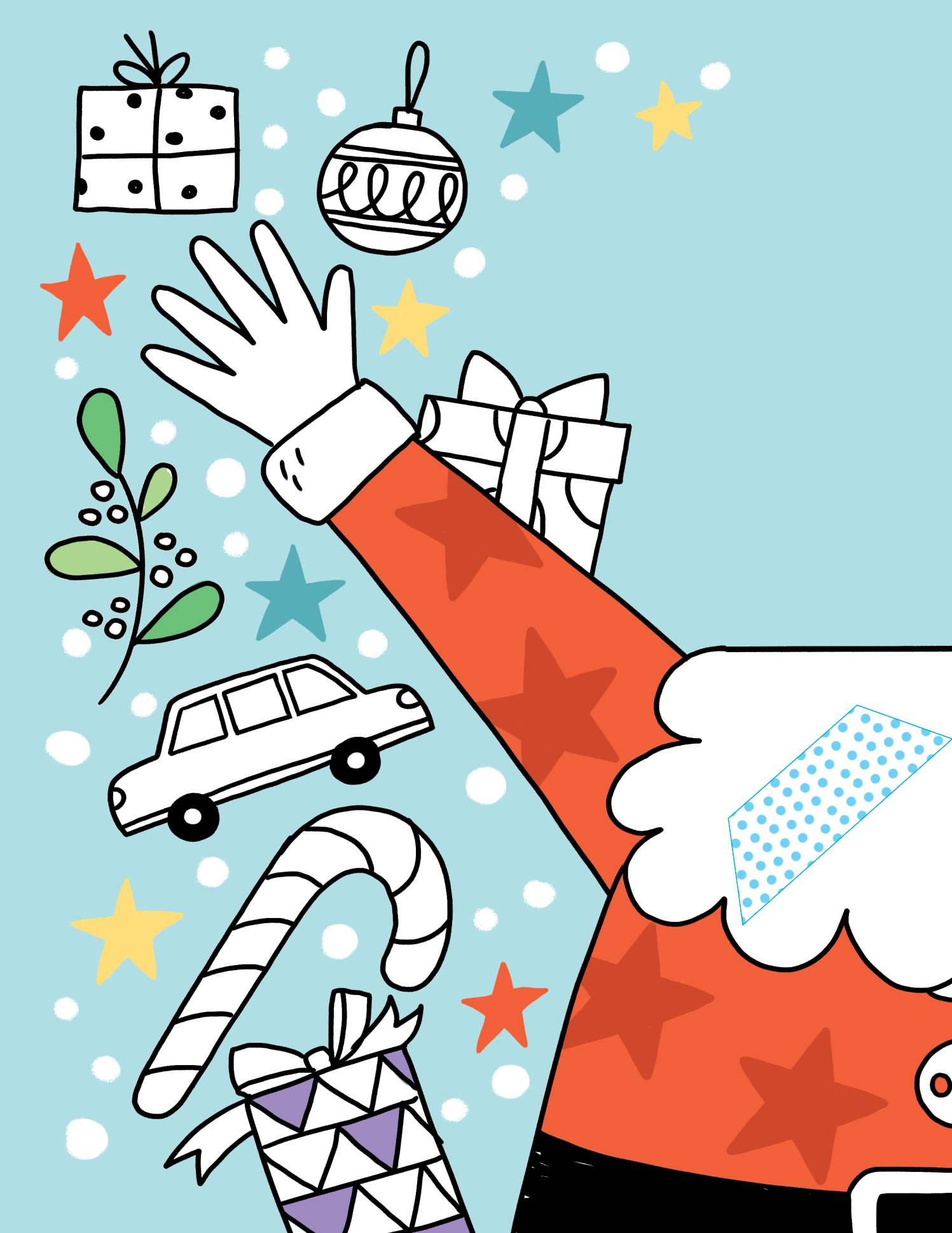 tô màu và dựng hình 3d - giáng sinh