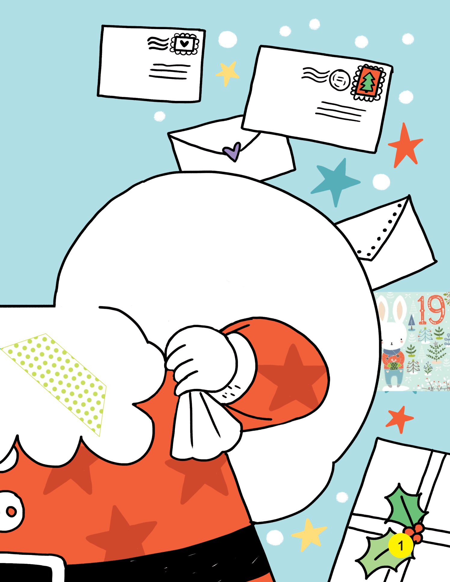 tô màu và dựng hình 3d - giáng sinh