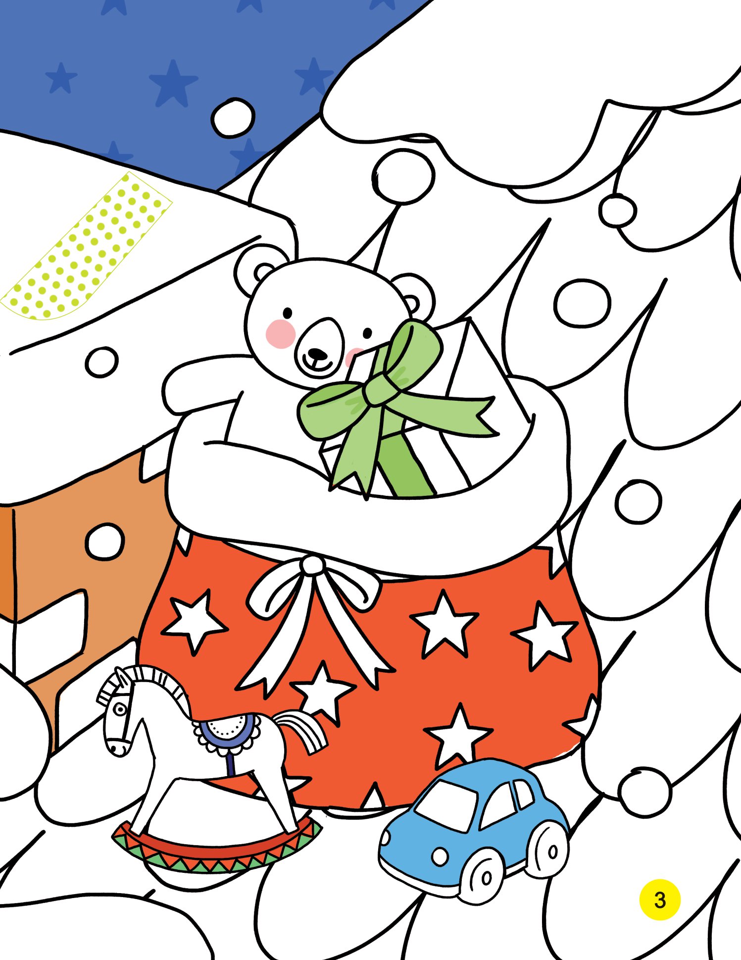 tô màu và dựng hình 3d - giáng sinh