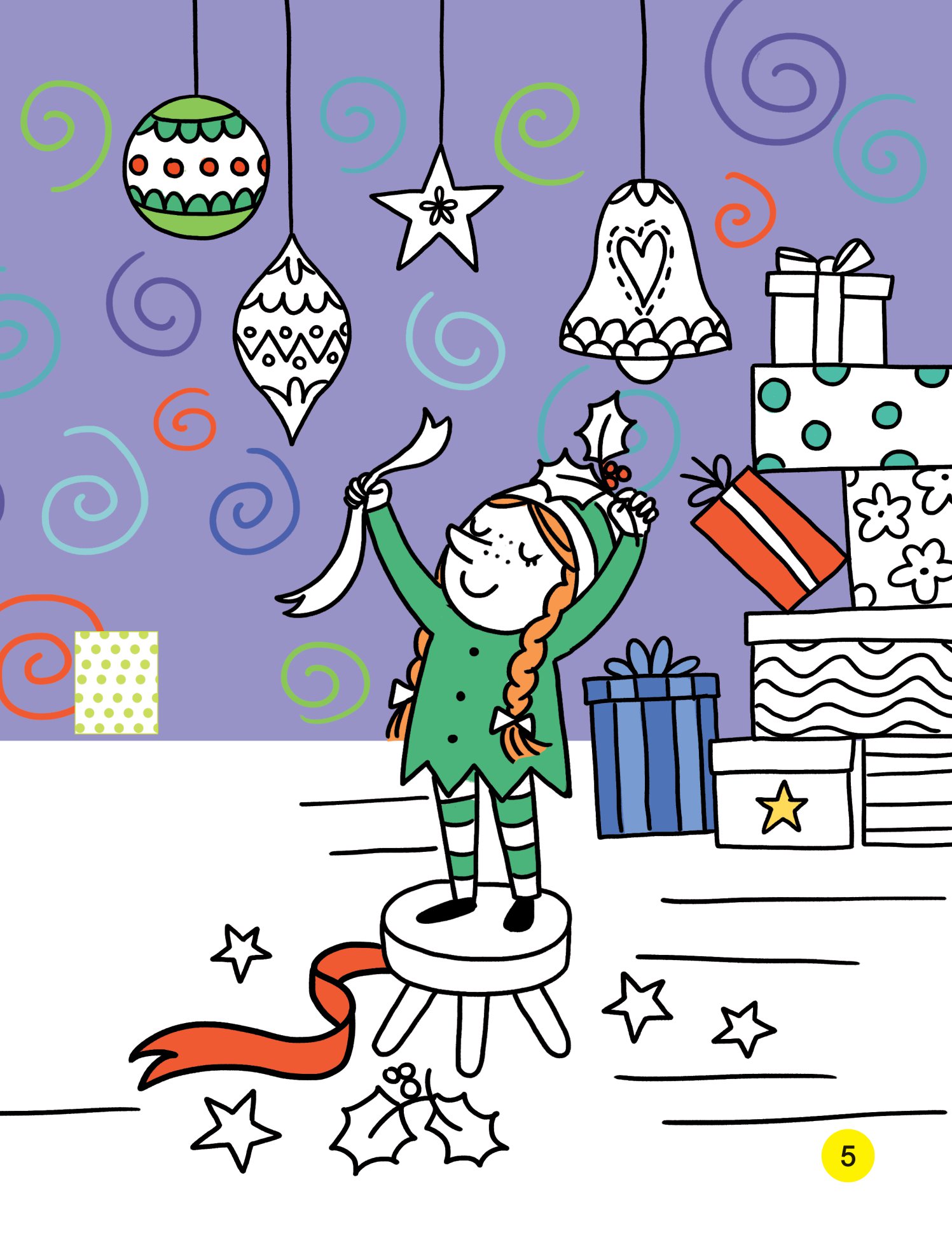 tô màu và dựng hình 3d - giáng sinh