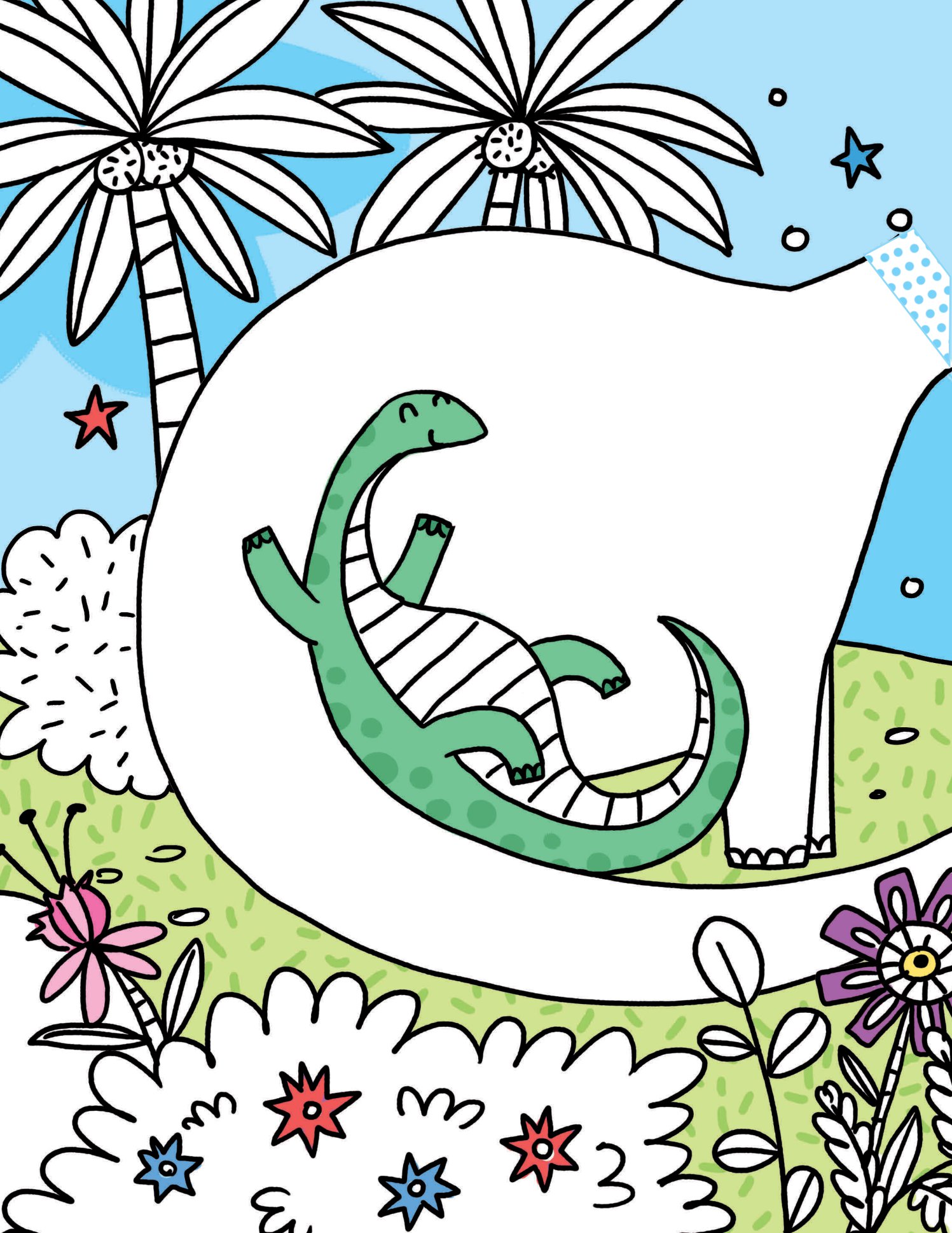 tô màu và dựng hình 3d - khủng long