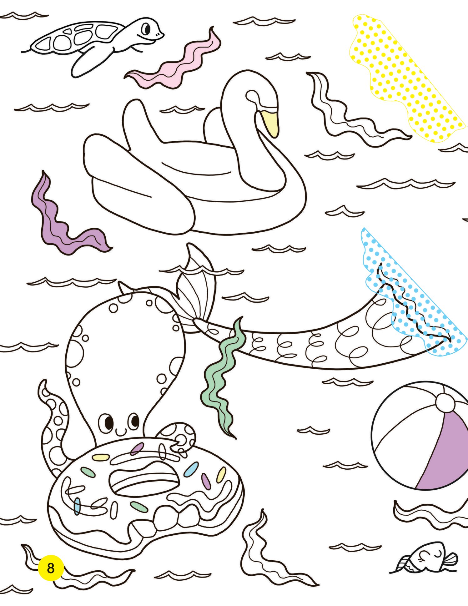 tô màu và dựng hình 3d - nàng tiên cá