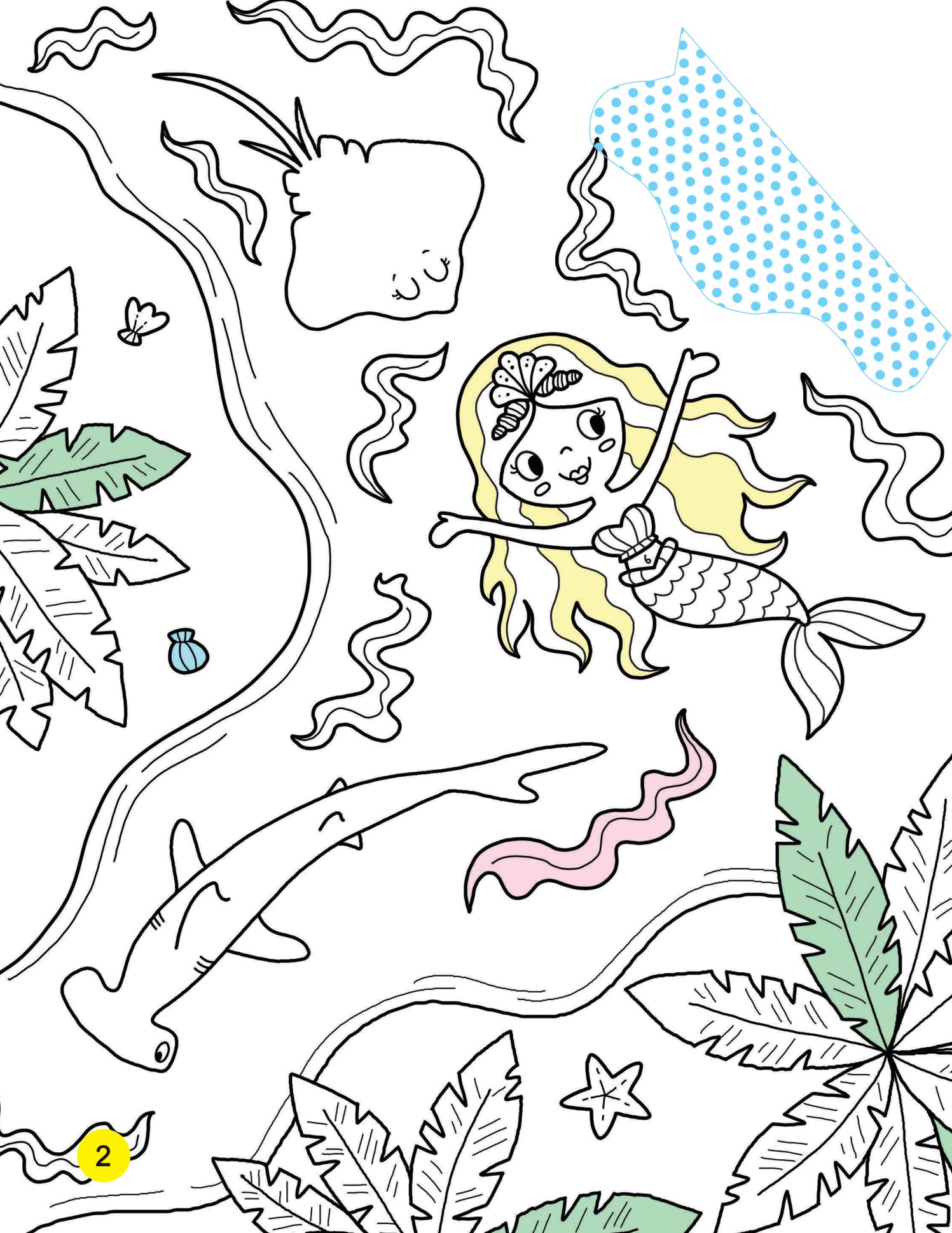 tô màu và dựng hình 3d - nàng tiên cá