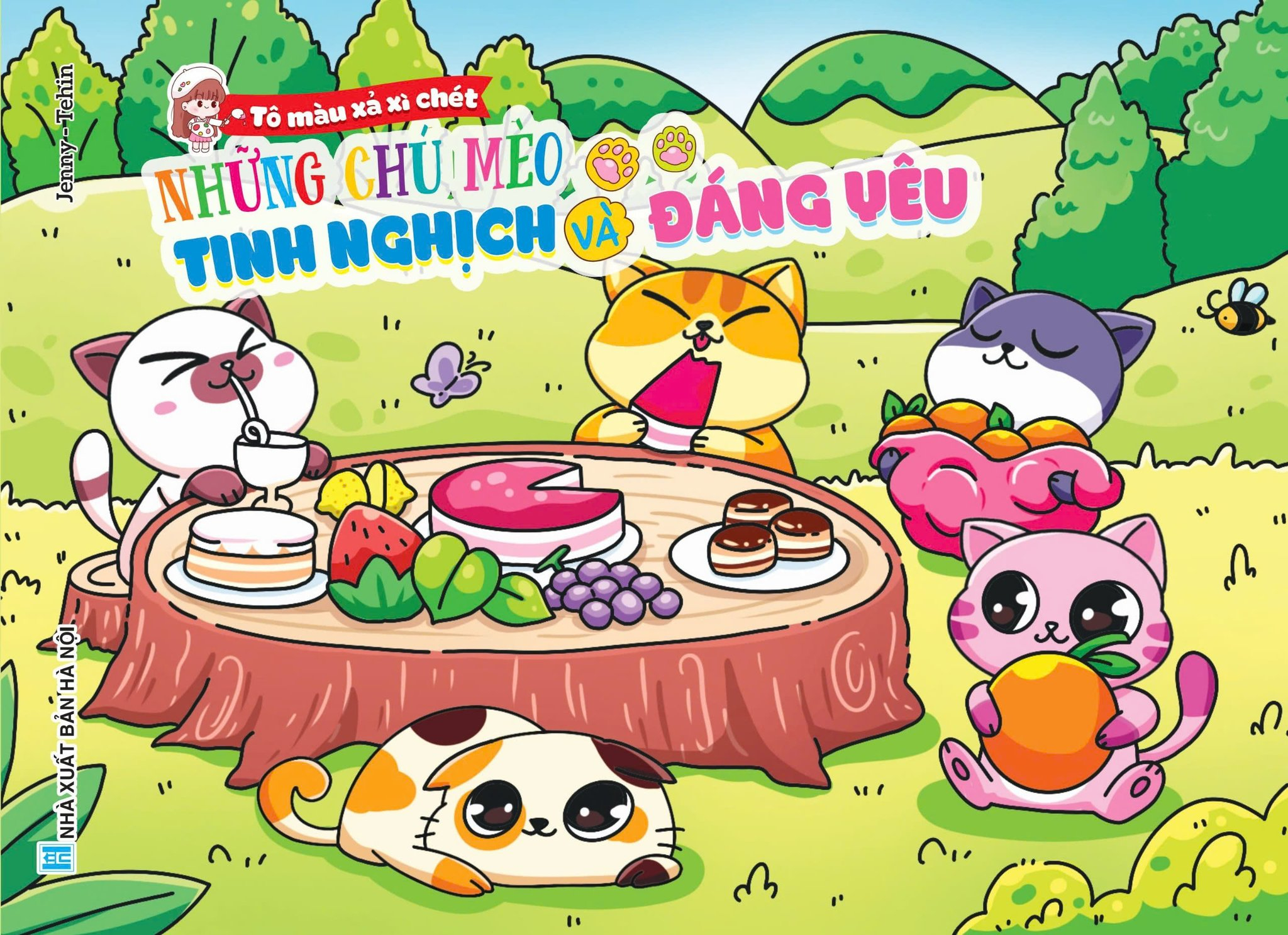 Tô Màu Xả Xì Trét - Những Chú Mèo Tinh Nghịch Và Đáng Yêu