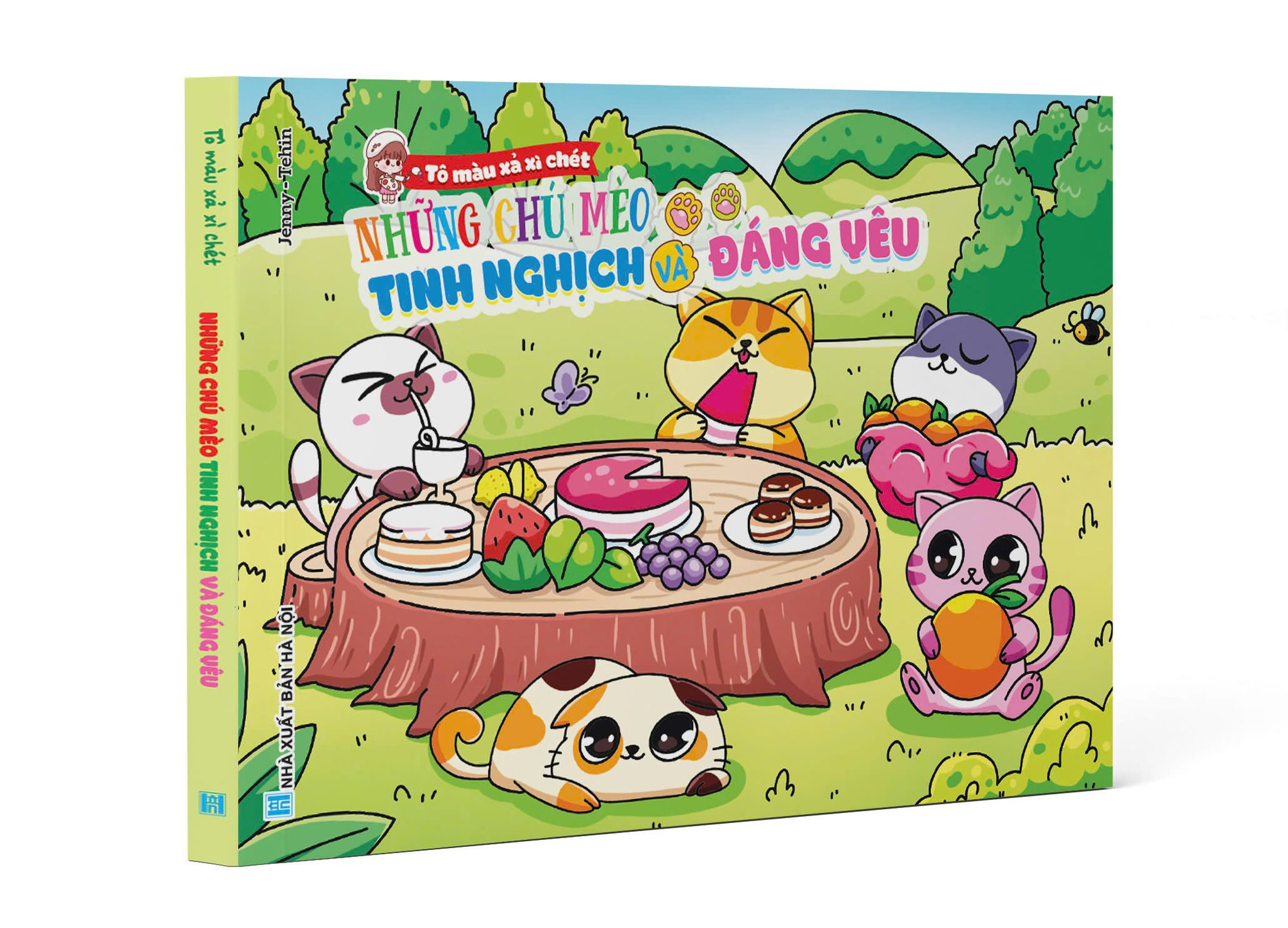 Tô Màu Xả Xì Trét - Những Chú Mèo Tinh Nghịch Và Đáng Yêu