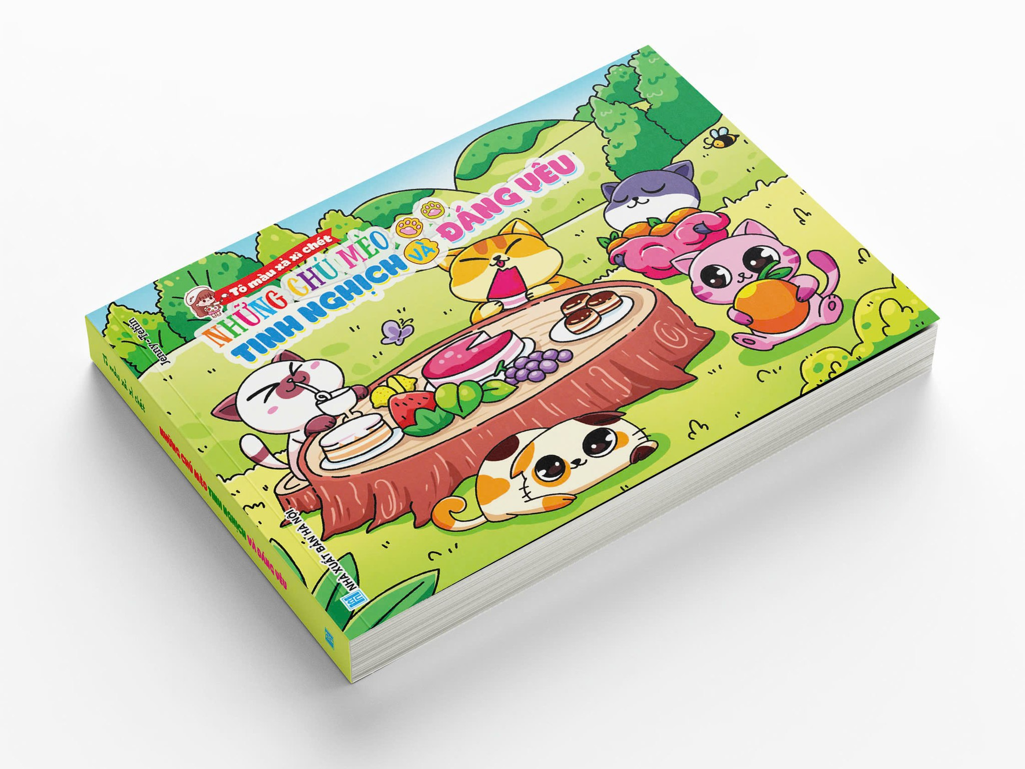 Tô Màu Xả Xì Trét - Những Chú Mèo Tinh Nghịch Và Đáng Yêu