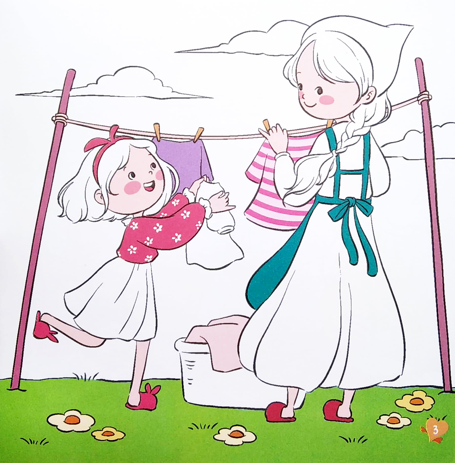 tô màu yêu thương - lao động