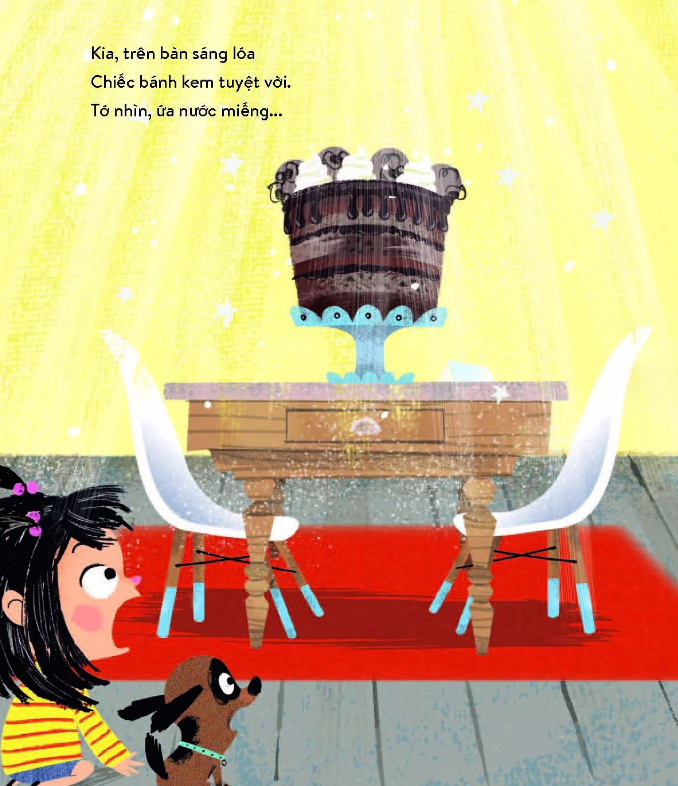 tớ muốn ăn bánh!