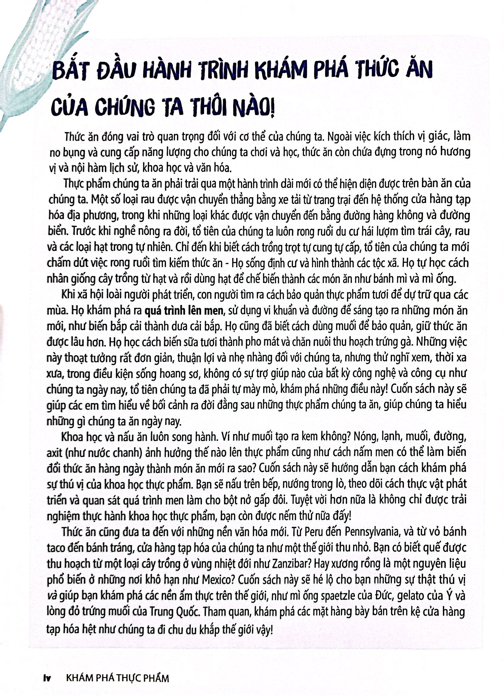 tớ muốn biết tuốt - khám phá thực phẩm