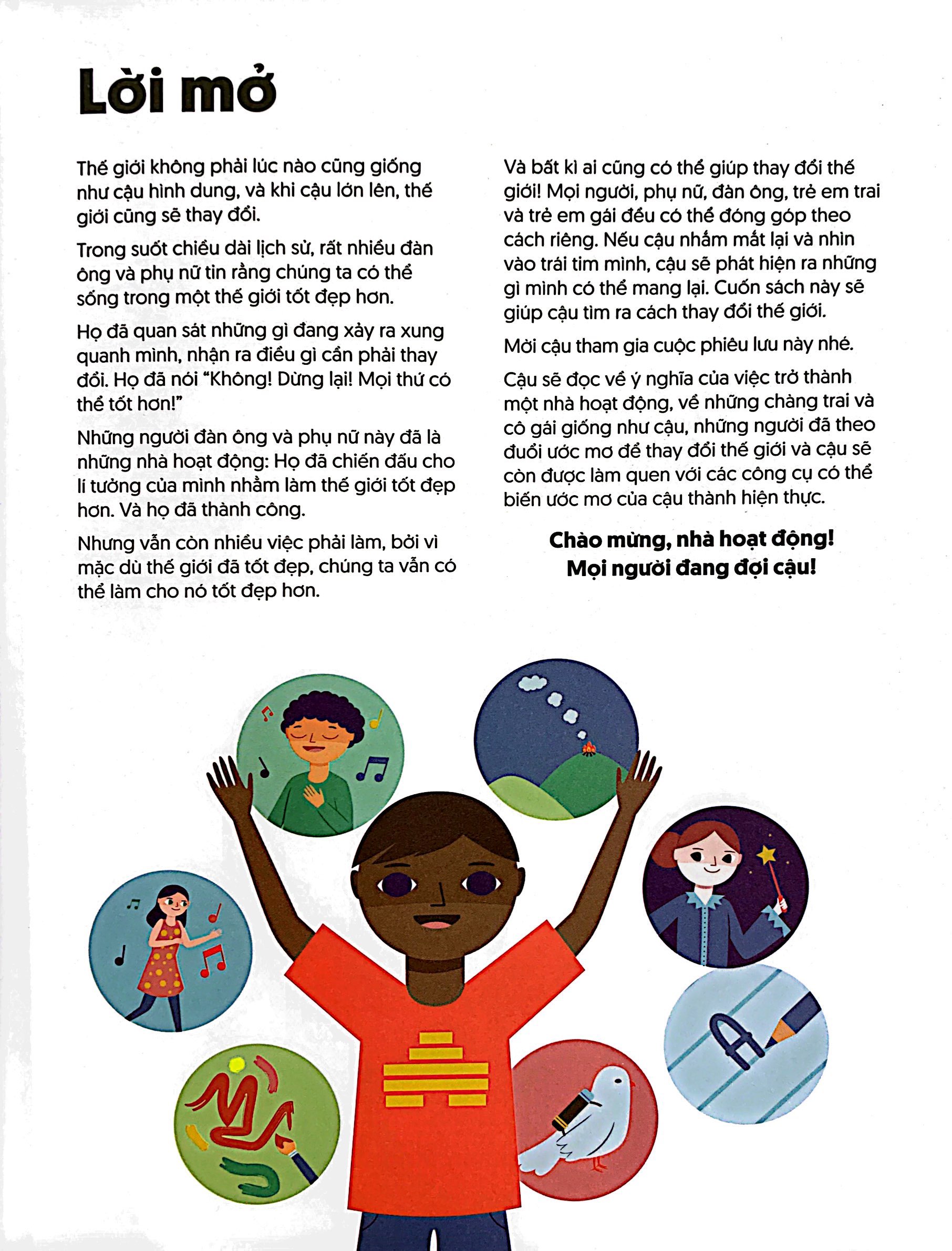 tớ, nhà hoạt động - sổ tay hướng dẫn thay đổi xã hội, từ nhỏ tới lớn