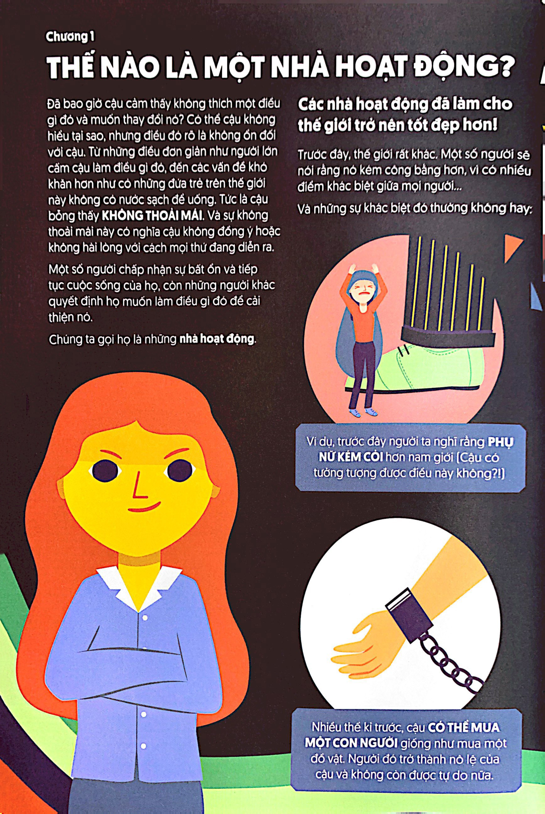 tớ, nhà hoạt động - sổ tay hướng dẫn thay đổi xã hội, từ nhỏ tới lớn