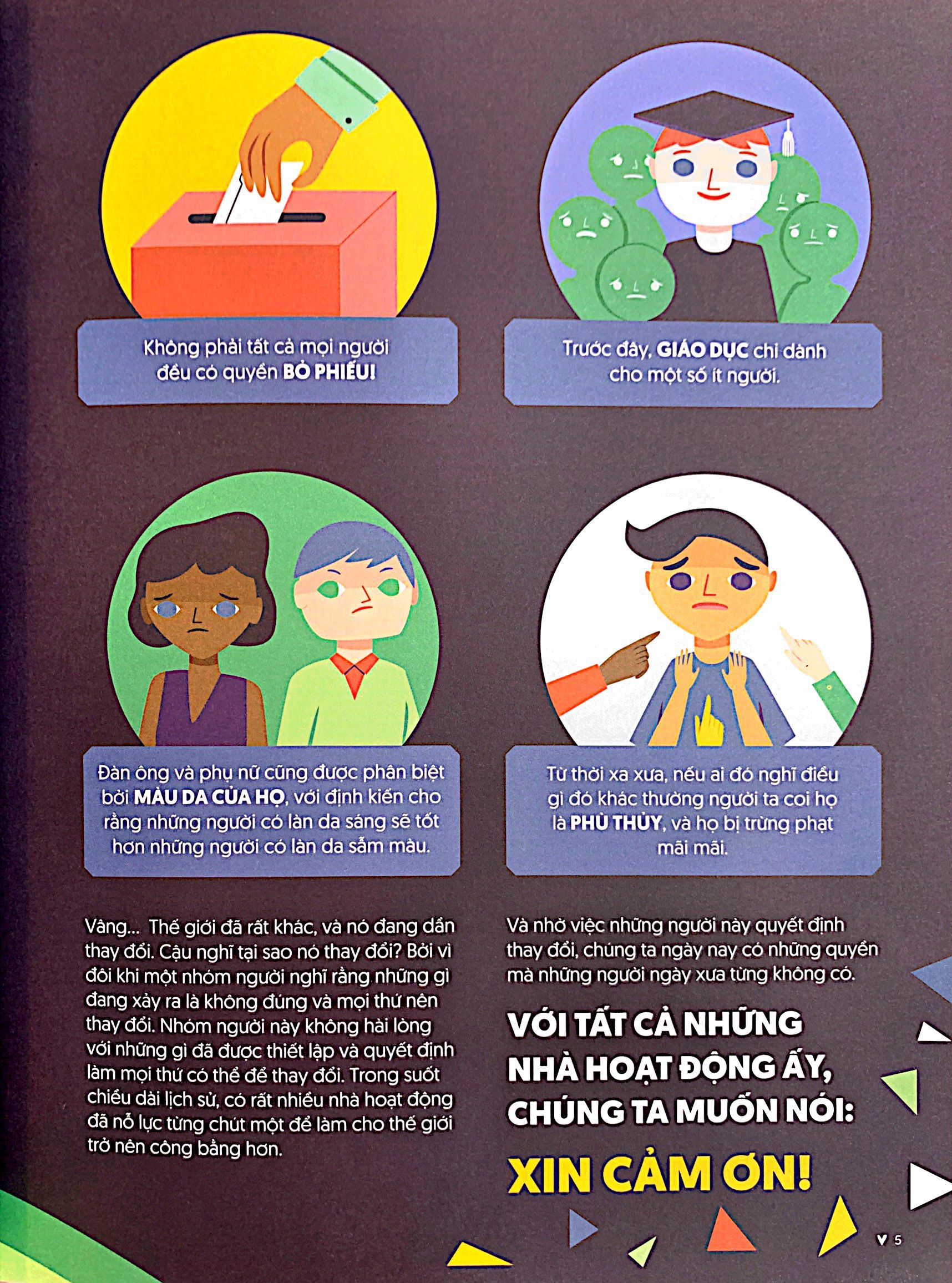 tớ, nhà hoạt động - sổ tay hướng dẫn thay đổi xã hội, từ nhỏ tới lớn