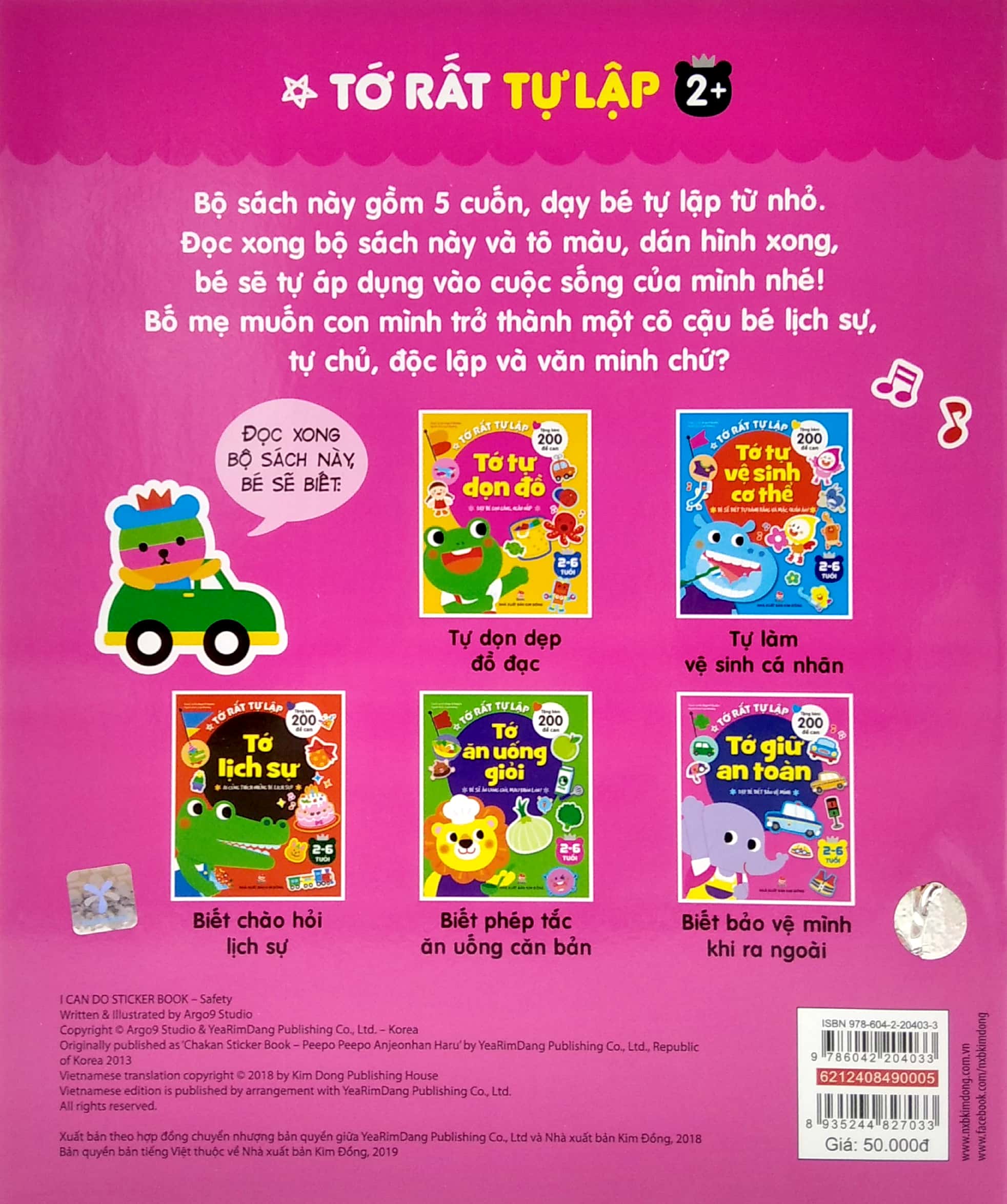 tớ rất tự lập - tớ giữ an toàn - dạy bé biết bảo vệ mình (tái bản 2019)