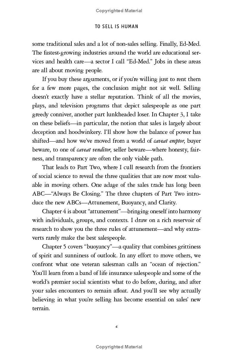 to sell is human: the surprising truth about moving others