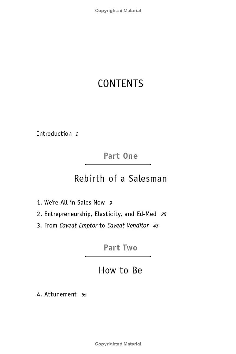 to sell is human: the surprising truth about moving others