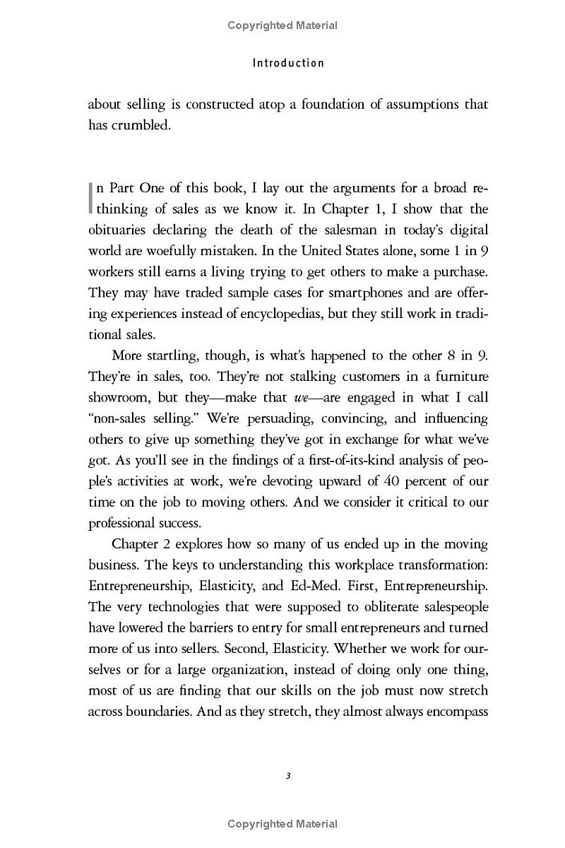 to sell is human: the surprising truth about moving others