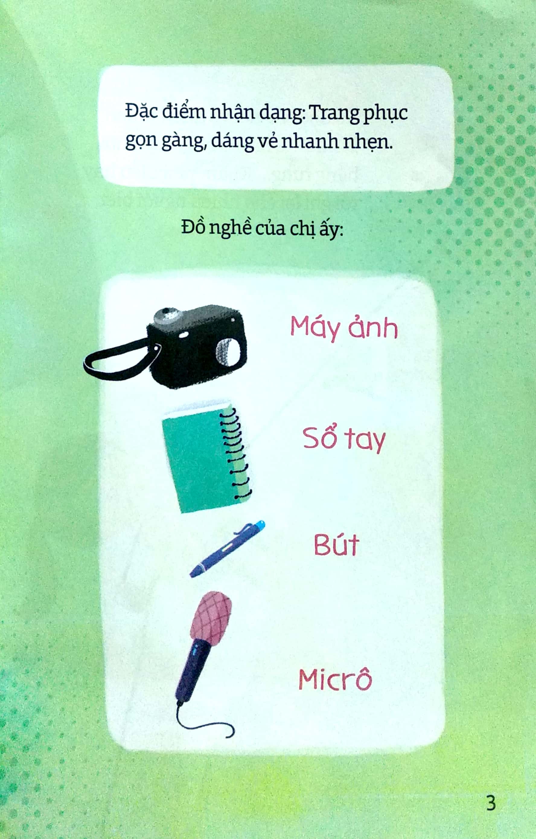 tớ tìm hiểu nghề - nhà báo