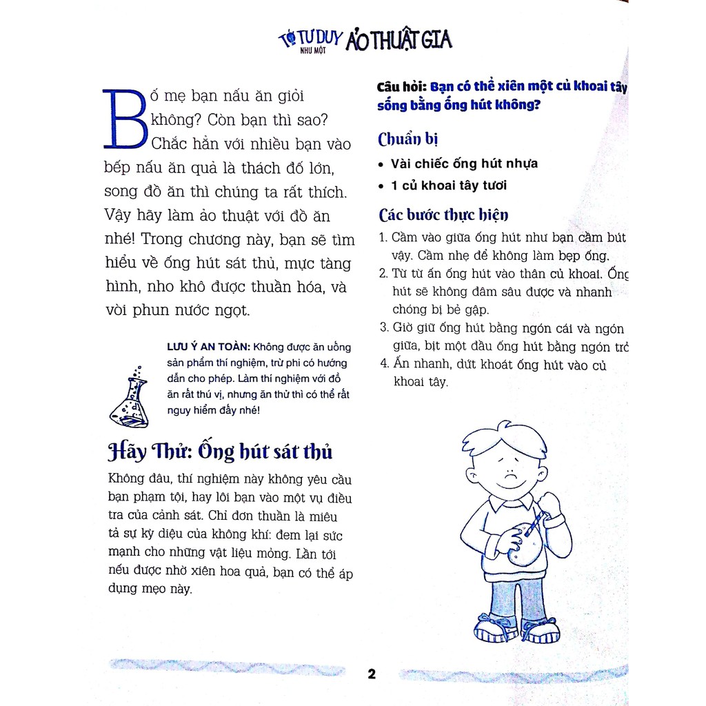 tớ tư duy như một ảo thuật gia – tất tần tật về thí nghiệm thần kỳ (tái bản 2019)