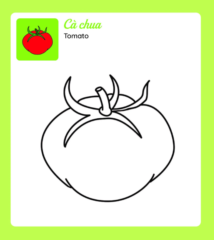 tớ tự tô - rau quả ngọt lành