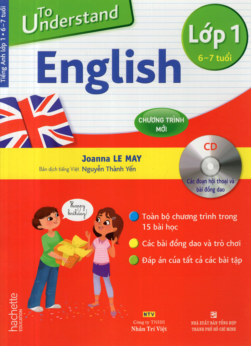 to understand english - lớp 1 (6-7 tuổi) (kèm cd)
