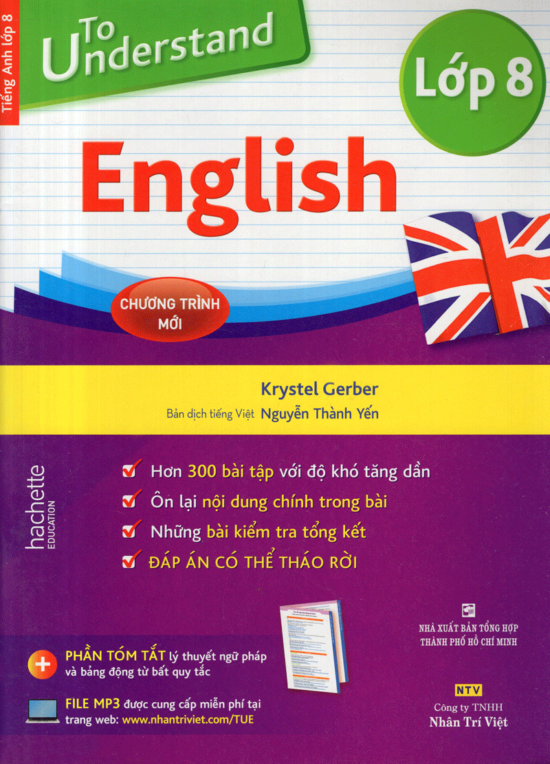 to understand english - lớp 8 (kèm cd)