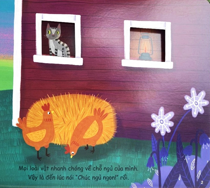 tỏa sáng trong đêm - chúc ngủ ngon nông trại - bìa cứng