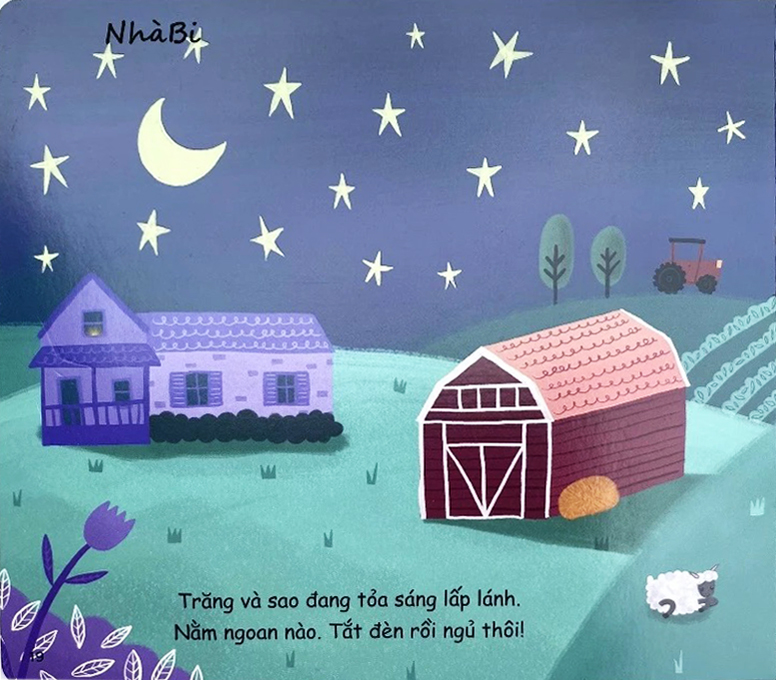 tỏa sáng trong đêm - chúc ngủ ngon nông trại - bìa cứng