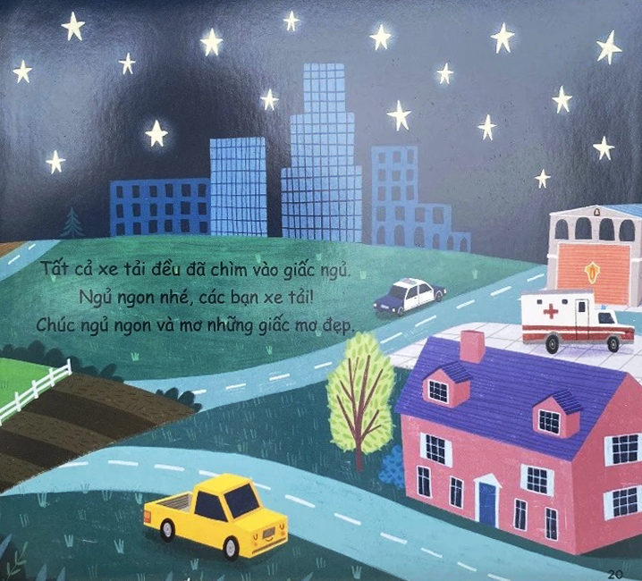 tỏa sáng trong đêm - chúc ngủ ngon xe tải - bìa cứng