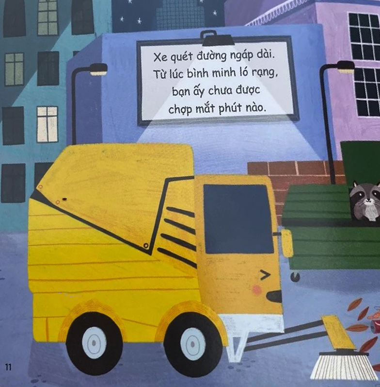 tỏa sáng trong đêm - chúc ngủ ngon xe tải - bìa cứng