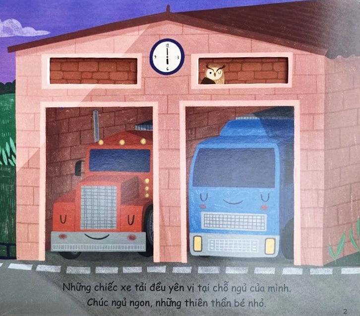 tỏa sáng trong đêm - chúc ngủ ngon xe tải - bìa cứng