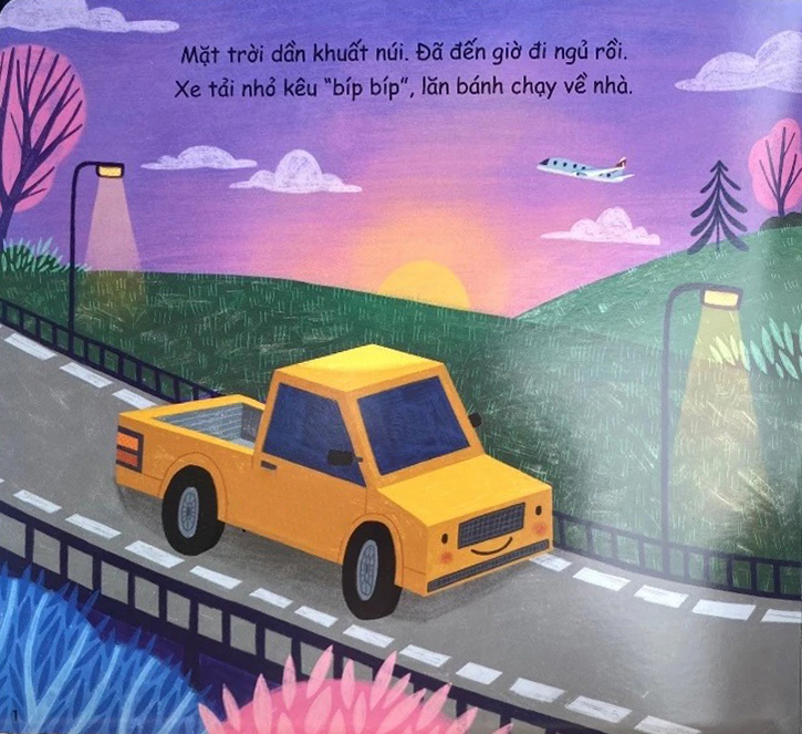 tỏa sáng trong đêm - chúc ngủ ngon xe tải - bìa cứng