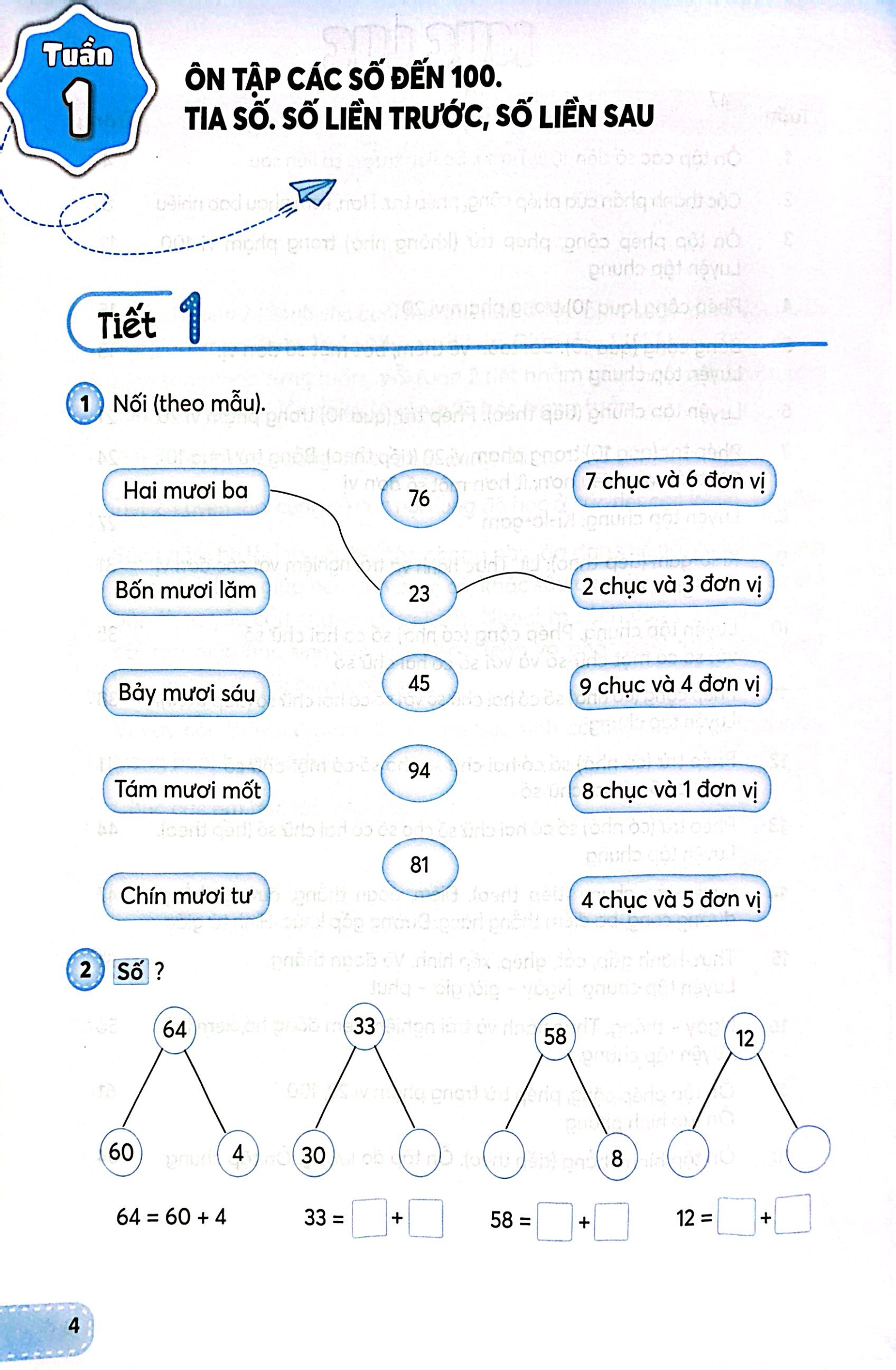 toán 2 - tập 1 (kết nối) (dành cho buổi học thứ hai)