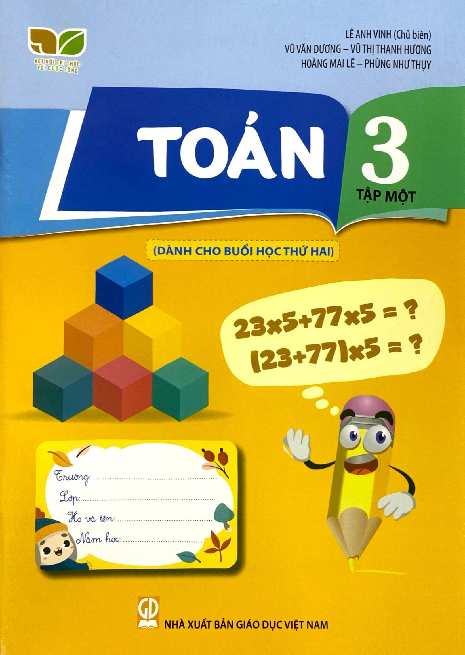 toán 3 - tập 1 (kết nối) (dành cho buổi học thứ hai)