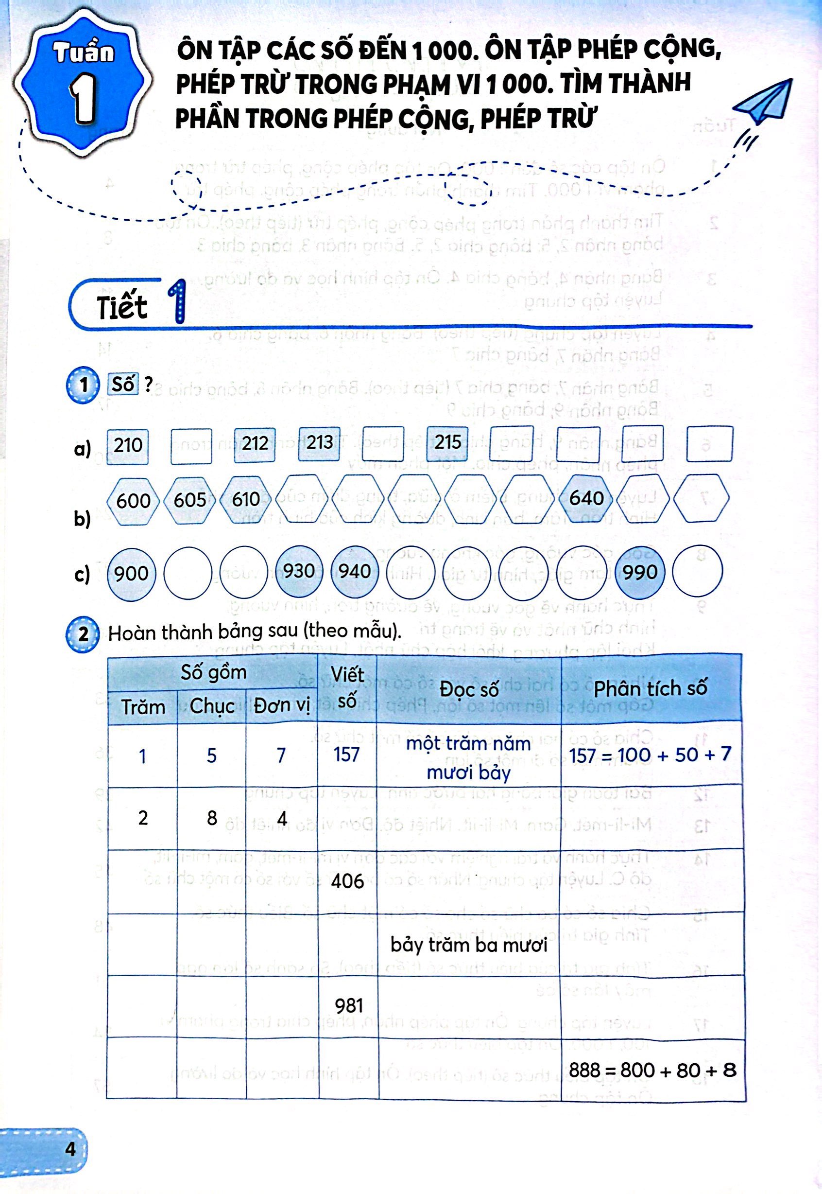 toán 3 - tập 1 (kết nối) (dành cho buổi học thứ hai)