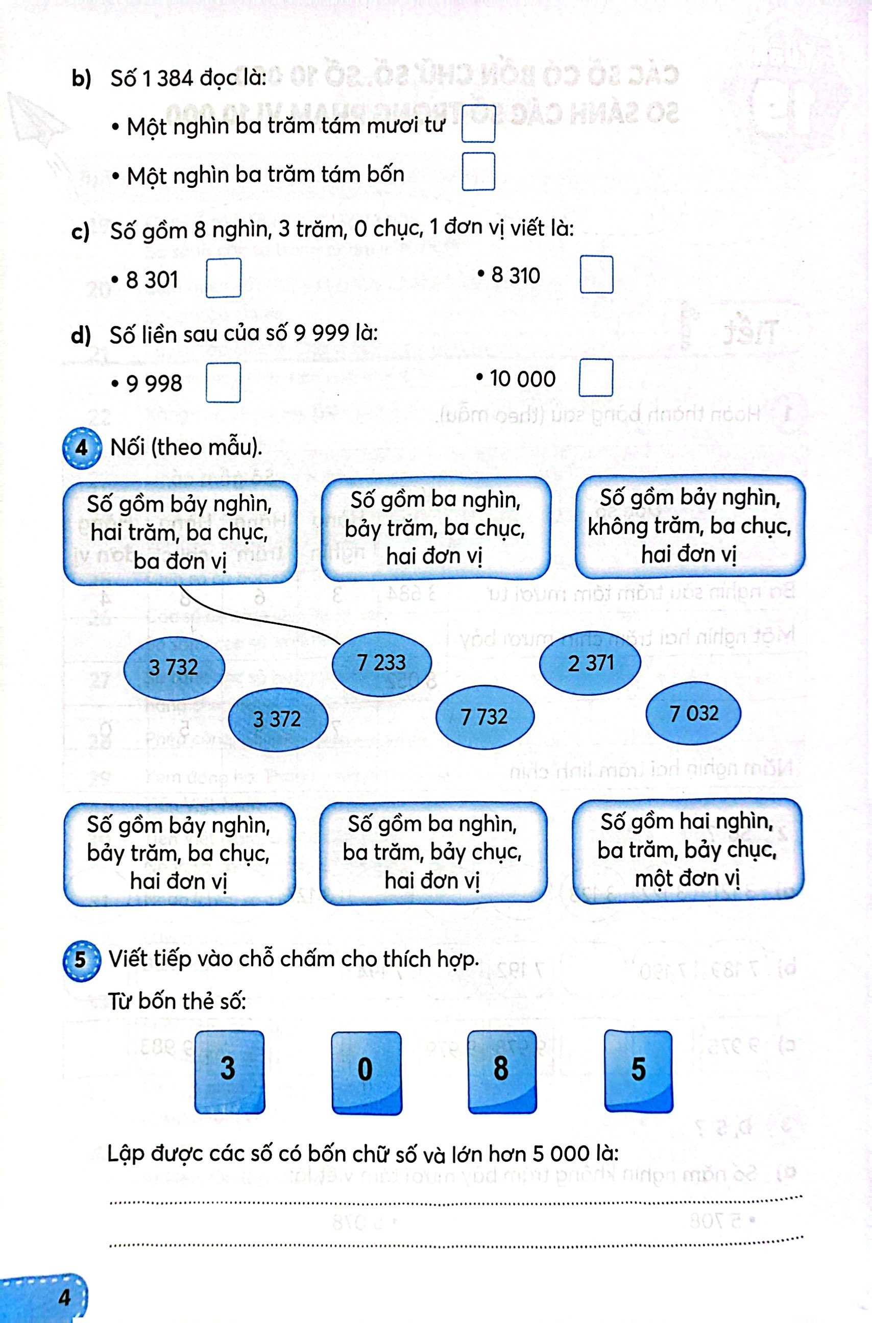toán 3 - tập 2 (kết nối) (dành cho buổi học thứ hai)